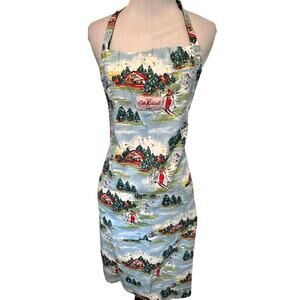 Cath Kidston London Alpine Ski Lodge Apron Kitchen Cabincore Skiing